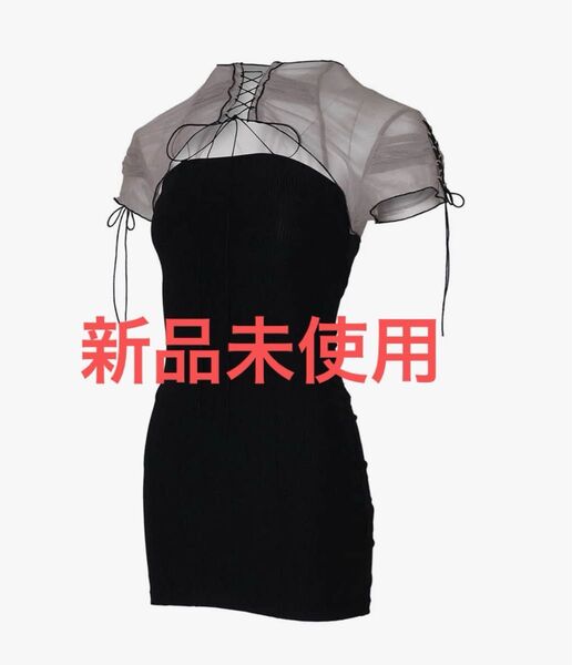 Theredthread S lace up dress mini