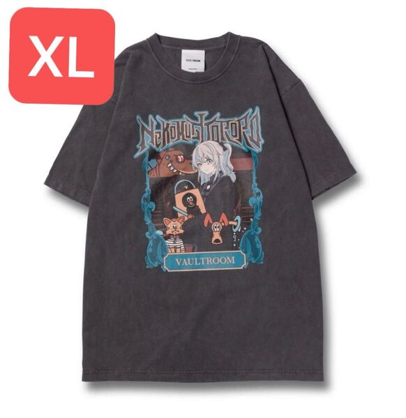 VAULTROOM TORORO TEE / CHARCOAL XL