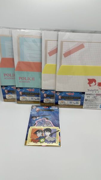 一番ラボ 名探偵コナン File.2 E賞ナゾルトステーショナリー&F賞トルトデールステッカーセット