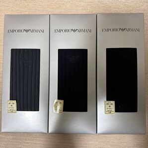 アルマーニ 靴下 ソックス 25 26 3足 EMPORIO ARMANI アルマーニ エンポリオ ビジネスソックス