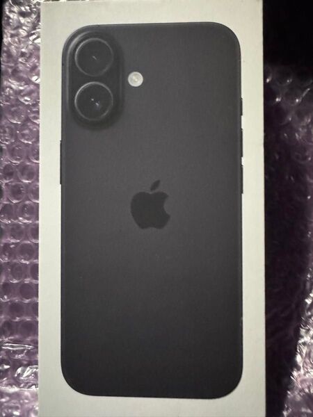 【新品未開封品】Apple iPhone16 128GB ブラック 国内版SIMフリー