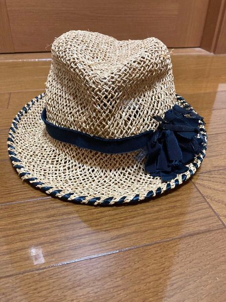 【購入前にコメントください】ローラハット(Lola Hats) 麦わら帽子 リボン付き