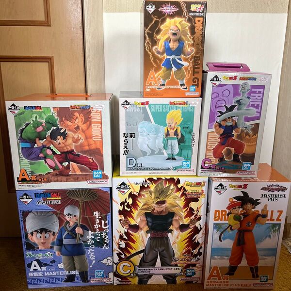 新品未開封 ドラゴンボール フィギュア ベジータ・孫悟空・ゴテンクスほか 計7点 ③