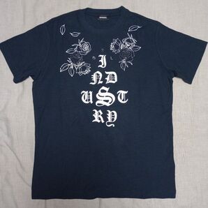 【美品】 DIESEL ディーゼル Tシャツ メンズXSネイビー