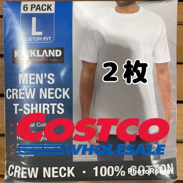 コストコカークランド メンズ白Tシャツ L