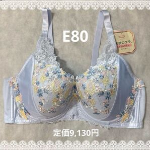 トリンプ プレミアム 天使のブラ スリムライン E80 新品 匿名配送 ブルー系