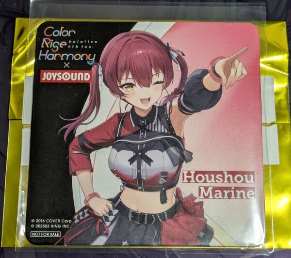 ホロライブ JOYSOUNDコラボ コースター 宝鐘マリン