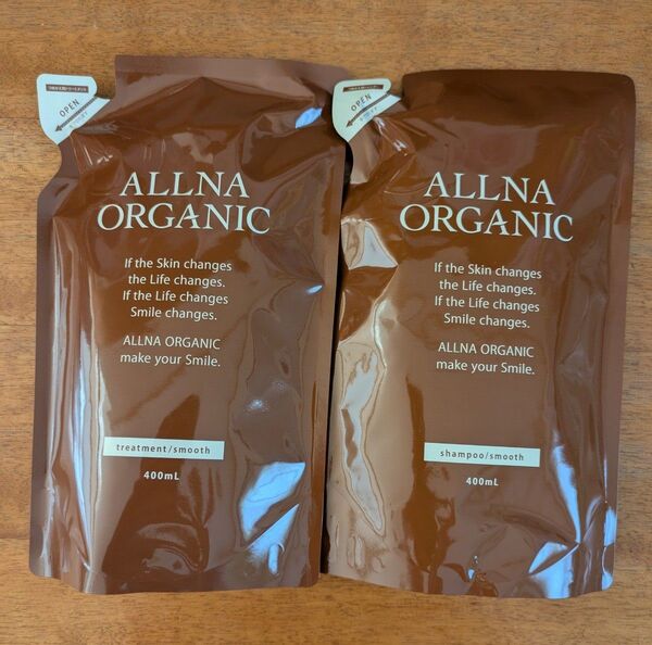 ALLNA ORGANIC オルナオーガニック トリートメント・シャンプー 詰め替え 400ml セット