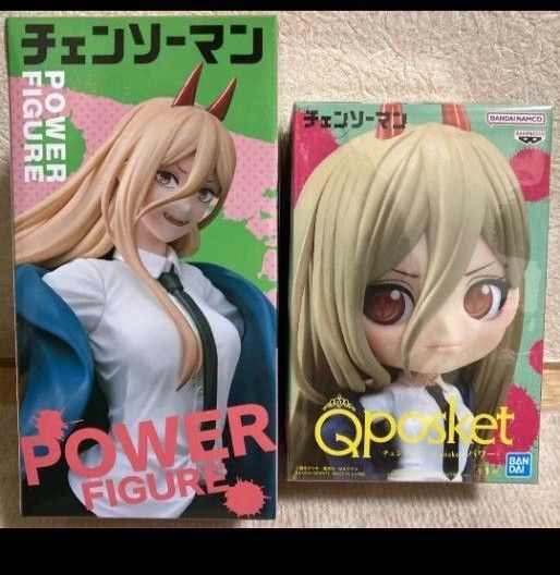 【2体セット】新品未開封品 チェンソーマン フィギュア パワー Qposket