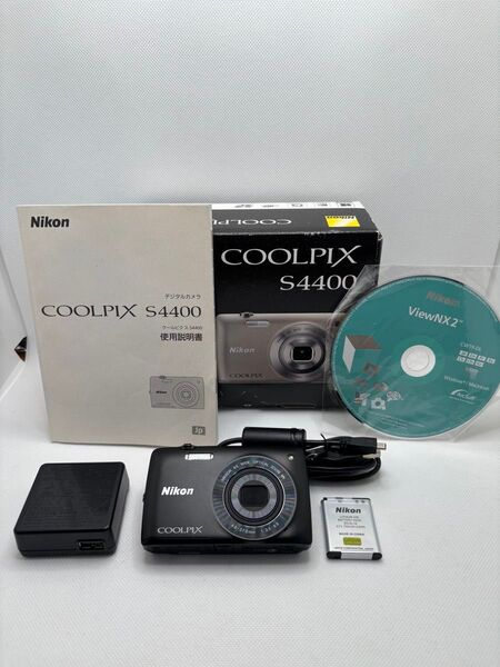 Nikon ニコンCOOLPIX S4400 ブラック★元箱付き・比較的美品★ コンパクトデジタルカメラ