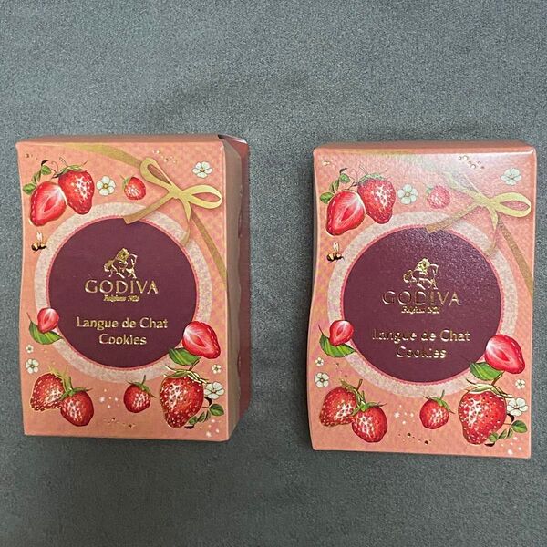 GODIVA ゴディバ あまおう苺 ホワイトチョコレート ラングドシャクッキー チョコ