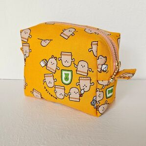 ボックスポーチ 化粧ポーチ 小物入れ ポーチ ハンドメイド No.597