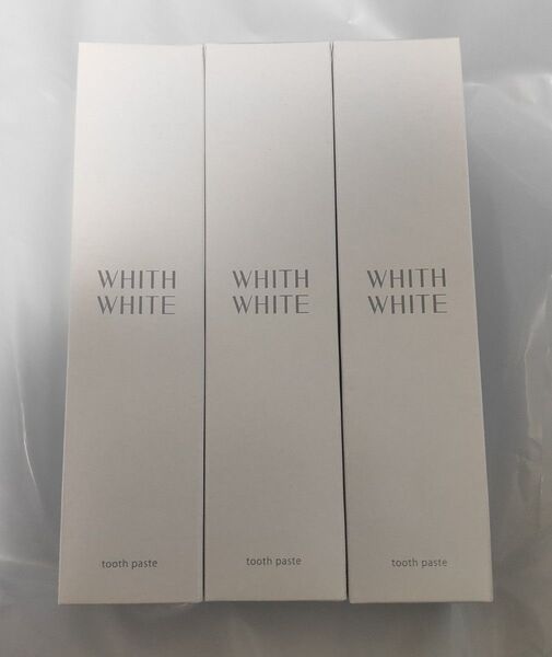 WHITH WHITE フィスホワイト 歯磨き粉 ホワイトニング 120g 3個セット