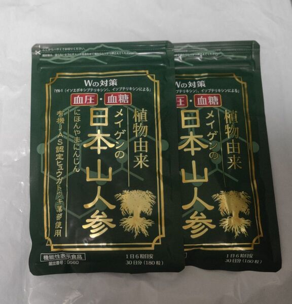 漢方生薬研究所 日本山人参 2袋 約2ヶ月分 イソエポキシプテリキシン イソプリテキシン 血圧・血糖を下げる 機能性表示食品