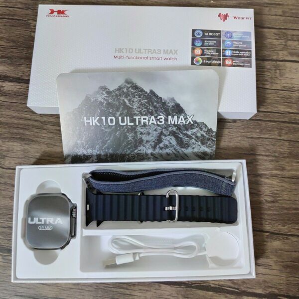 【新品】HK10 ULTRA3 MAX スマートウォッチ 最新モデル