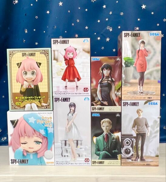 【12点セット】 SPY×FAMILY スパイファミリー フィギュア・ぬいぐるみ・アクスタ セット