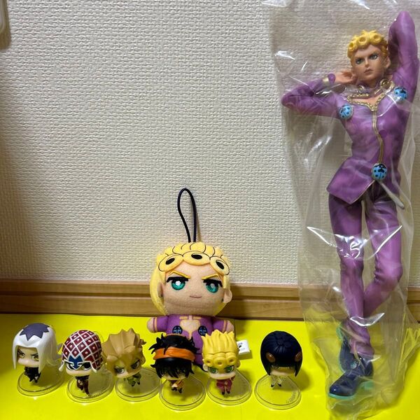 ジョジョの奇妙な冒険 5部 黄金の風 くじ フィギュア ジョジョコレ ぬいぐるみ