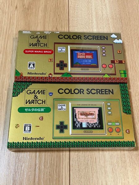 【美品+新品】ゲーム&ウオッチ スーパーマリオブラザーズ、ゼルダの伝説 セット