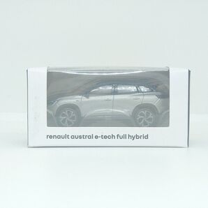 ルノーオフィシャルパッケージ ノレブ ルノー オーストラル E-テック フルハイブリッド アルピーヌ 2023 グレー 3インチ