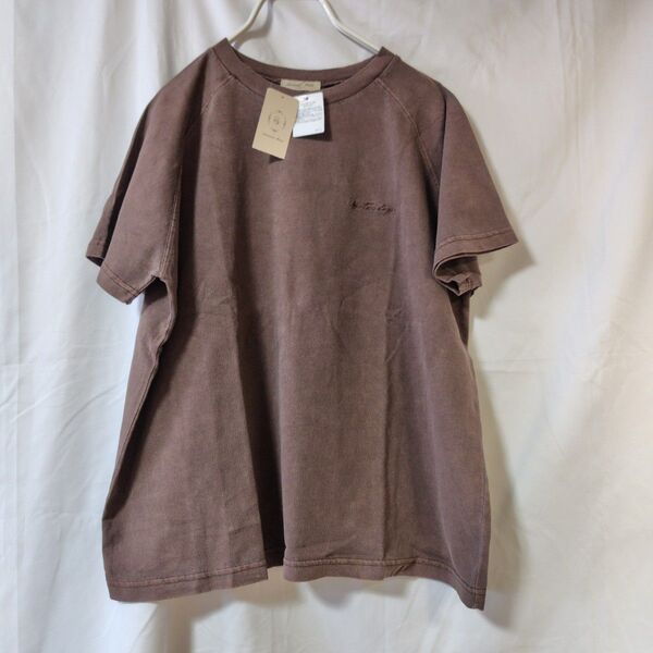 SM2 ビグメント加工刺繍入り ラグランスリーブTシャツ 新品 サマンサモスモス