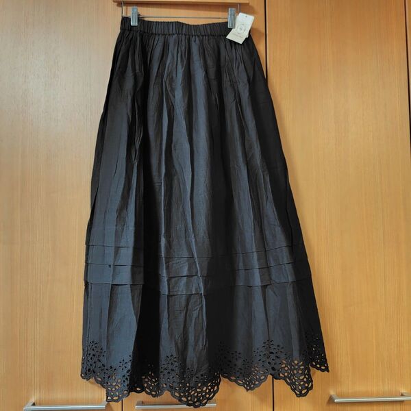 SM2 裾スカラップスカート 新品 サマンサモスモス ブラック