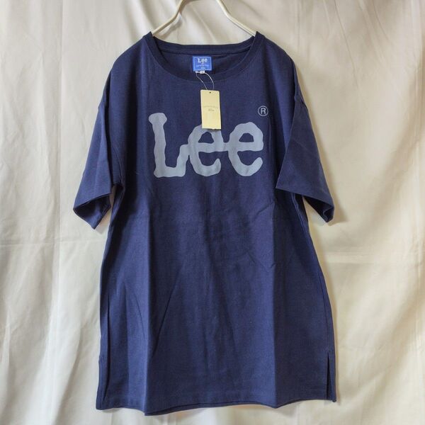 SM2 blue Lee BIGロゴTシャツ 新品 サマンサモスモスブルー リー