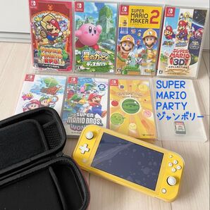 Switch Lite 本体 ソフト8本 ケース まとめ売り
