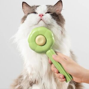 ペット用 コーム クシ マッサージ くし 犬用 猫用 うさぎ ブラシ 痛くない