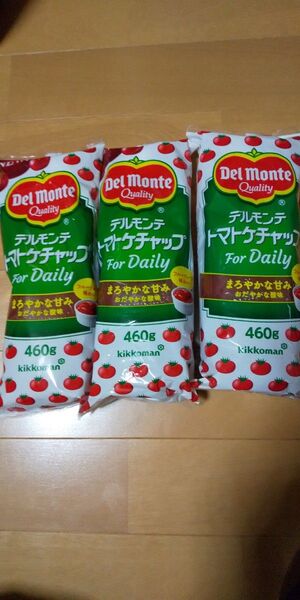 KIKKOMAN トマトケチャップ460g×3本
