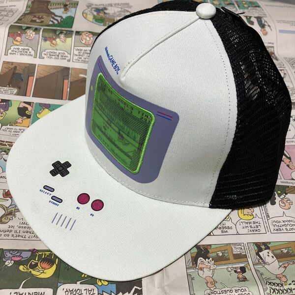 未使用 任天堂 ゲームボーイ スナップバック キャップ スーパーマリオ