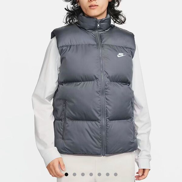 Mサイズ NIKE ダウンベスト グレー