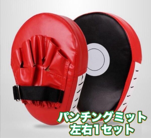 パンチングミット 左右1セット キックボクシング 空手 格闘技用 練習 新品未使用