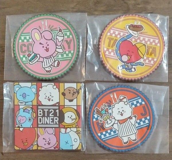 BTS BT21 コースター