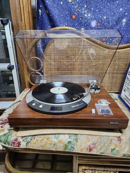 フルレストア!カートリッジ新品!完動超美品DENONターンテーブルDP-50L