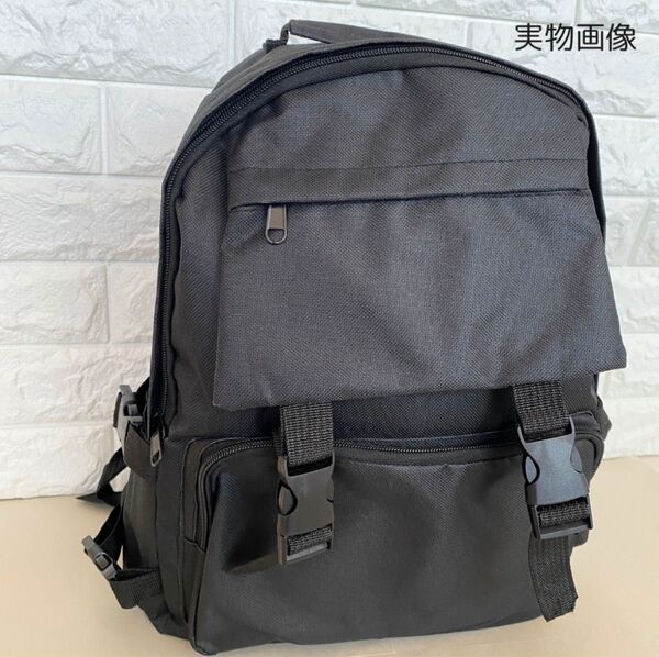 新品 リュック ブラック メンズ 大容量 レディース 非常用 防災 通学 A4 通勤 部活 PC 黒 男女兼用 マザーズバッグ