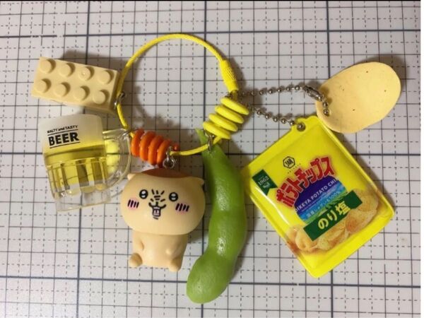 ちいかわ じゃらじゃらキーホルダー キーリング LEGO くりまんじゅう レゴ
