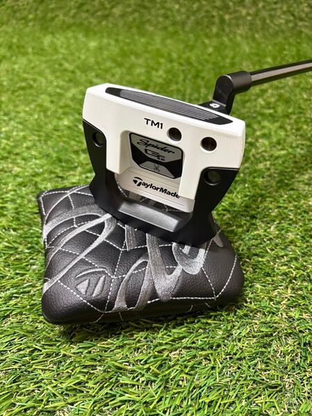 【美品】スパイダーGT X ホワイト トラスヒール 34インチ パター テーラーメイド