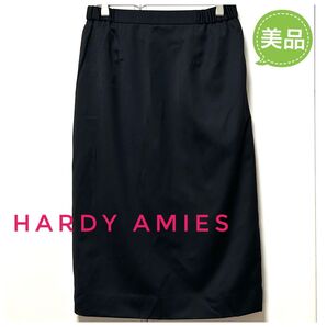 ★美品★HARDYAMIES ハーディエイミス タイトスカートブラック11サイズ