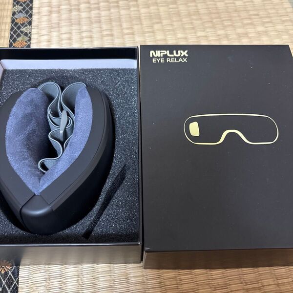 アイマッサージャー 美顔器 目元エステ器 アイマスク 目元マッサージャー NIPLUX EYE RELAX マッサージ器