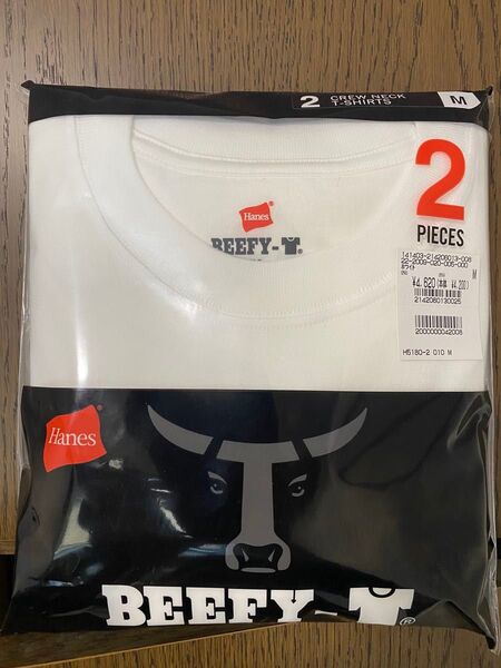 【cM】ヘインズ ビーフィー Tシャツ Mサイズ 透けない Hanes BEEFY-T 肉厚 1枚分
