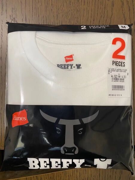 【cM】ヘインズ ビーフィー Tシャツ Mサイズ 透けない Hanes BEEFY-T 肉厚 1枚分
