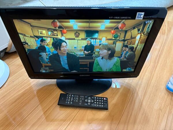 オリオン ORION LTD19V-EW1 19インチ 液晶テレビ DVDプレイヤー内蔵 中古 リモコン付き
