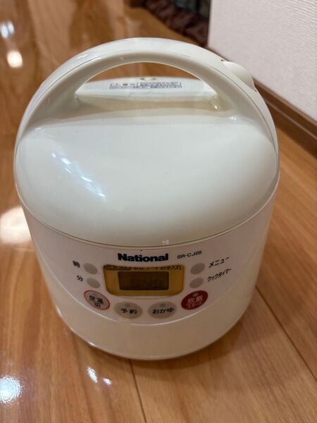 National ナショナル SR-CJ05 マイコン炊飯ジャー 3合炊き かわいい炊飯器 レトロ