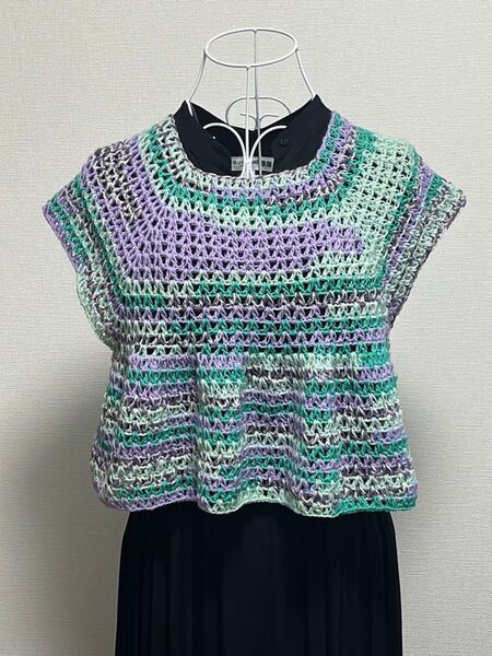 ショート丈プルオーバー【ハンドメイド】
