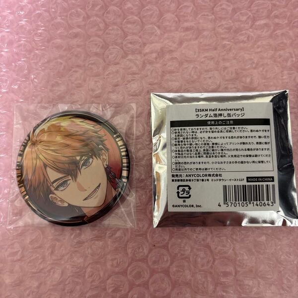3SKM Half Anniversary 缶バッジ 北見遊征 にじさんじ NIJISANJI