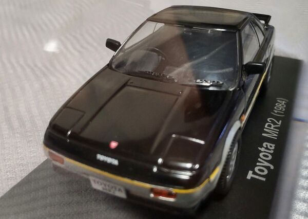 1/43 国産名車コレクション トヨタ MR2 (1984) ミニカー ブラック