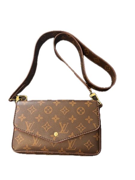 LOUIS VUITTON ルイヴィトン ショルダーバッグ モノグラム ブラウン