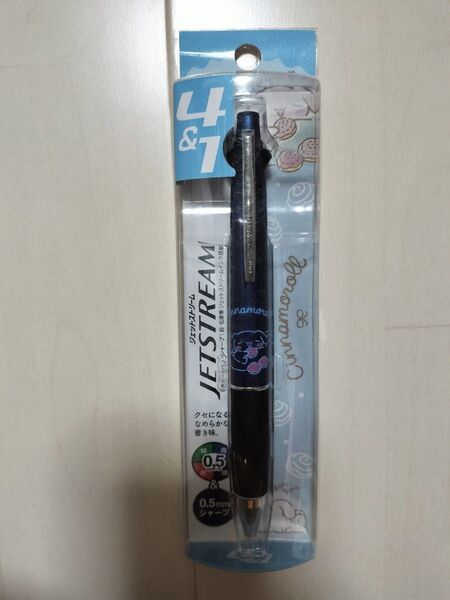 新品未使用限定品★jetstream 4&1 サンリオ シナモンロール ネイビー ボールペン シャーペン