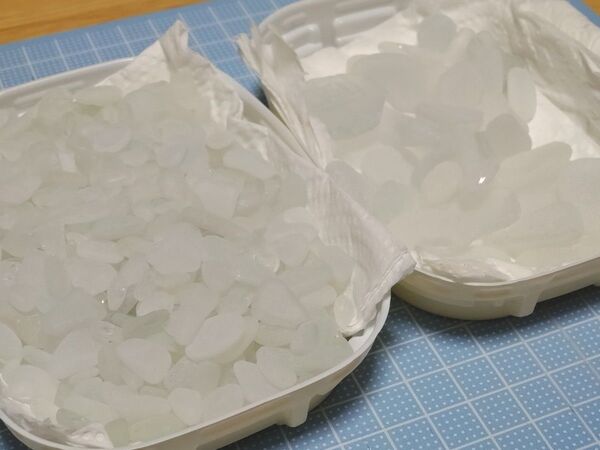 シーグラスNo.43 白 小粒 極小〜小 小〜中 270g