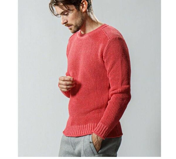 美品 メンズ WJK ダブルジェイケー GIMA crew neck knit